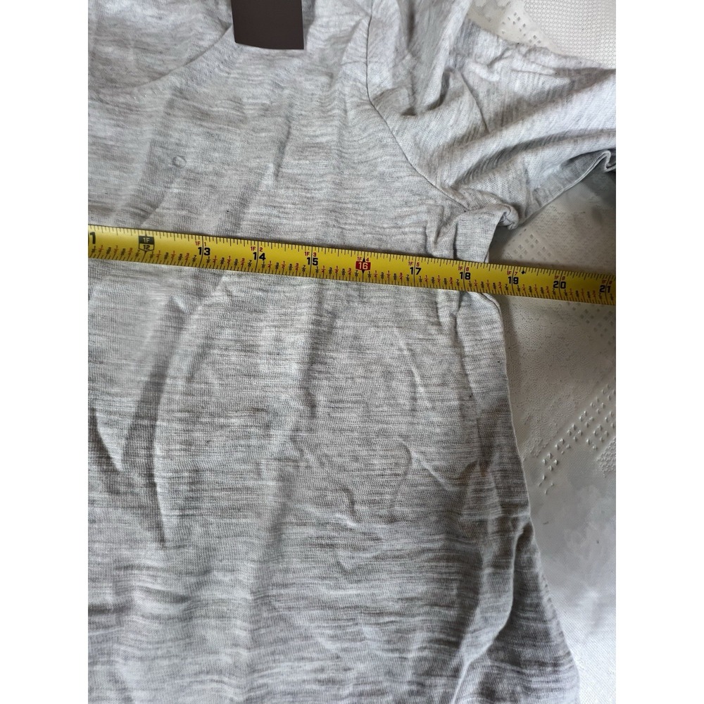 J. Jill Pure Jill 3/4-sleeve High-low Tunic Casual Comfy Gray Size Small - Picture 3 of 9
